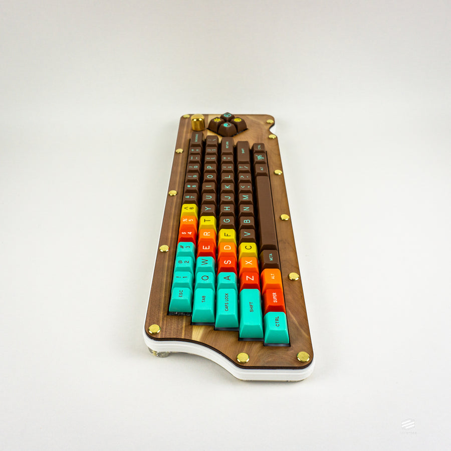 Spacey Acrylic Keyboard Case and PCB
